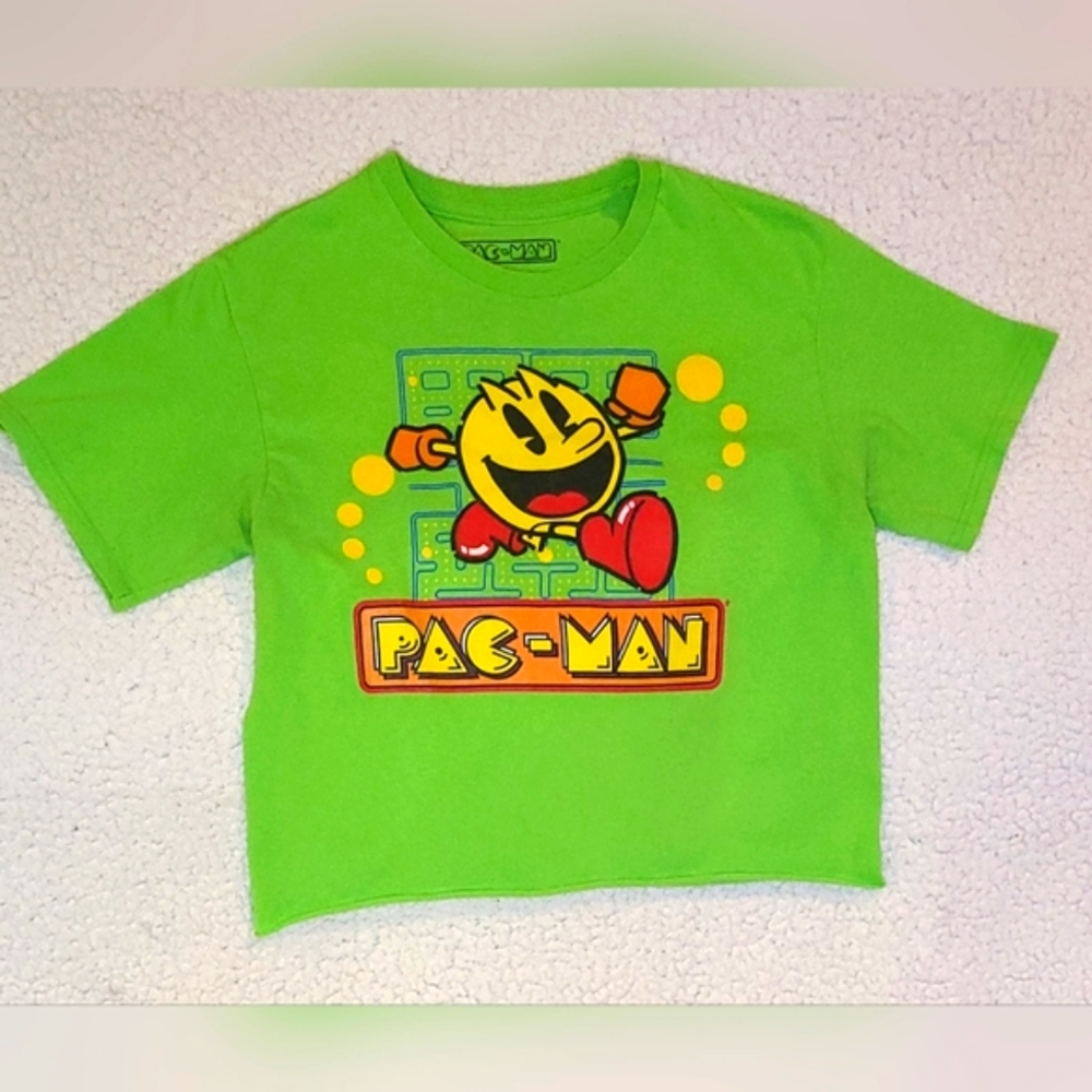 Pac Man Crop Top/T Shirt